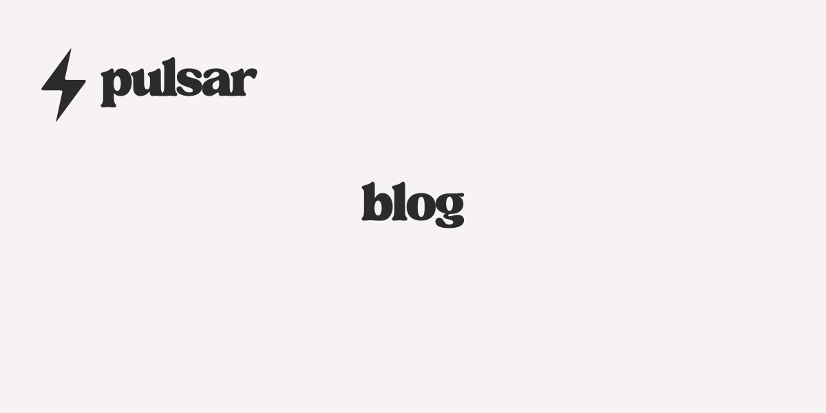 Pulsar Blog